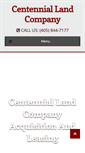 Mobile Screenshot of centennialland.com